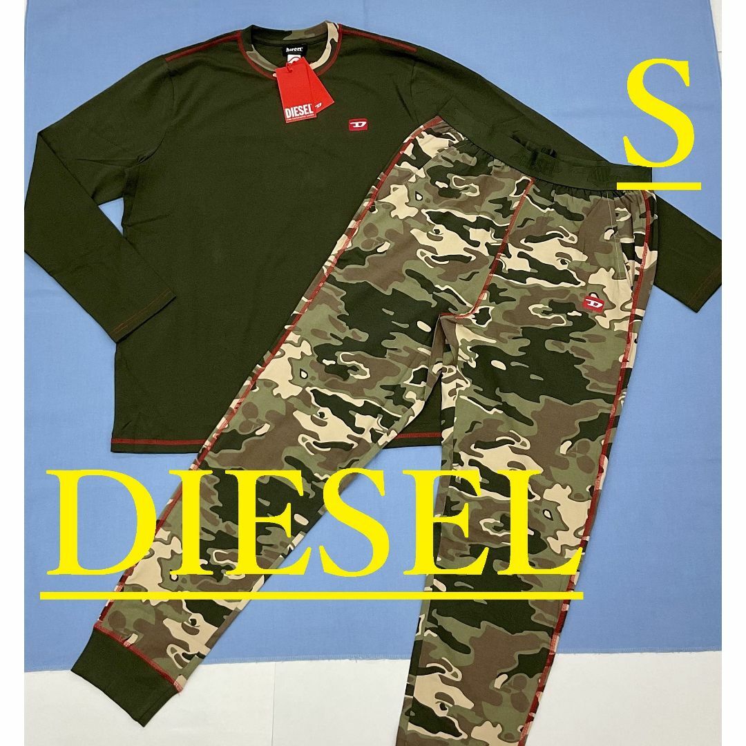 DIESELCRAVATTAディーゼル　長袖Tシャツ 1223　XLサイズ　ブラック　新品 タグ付