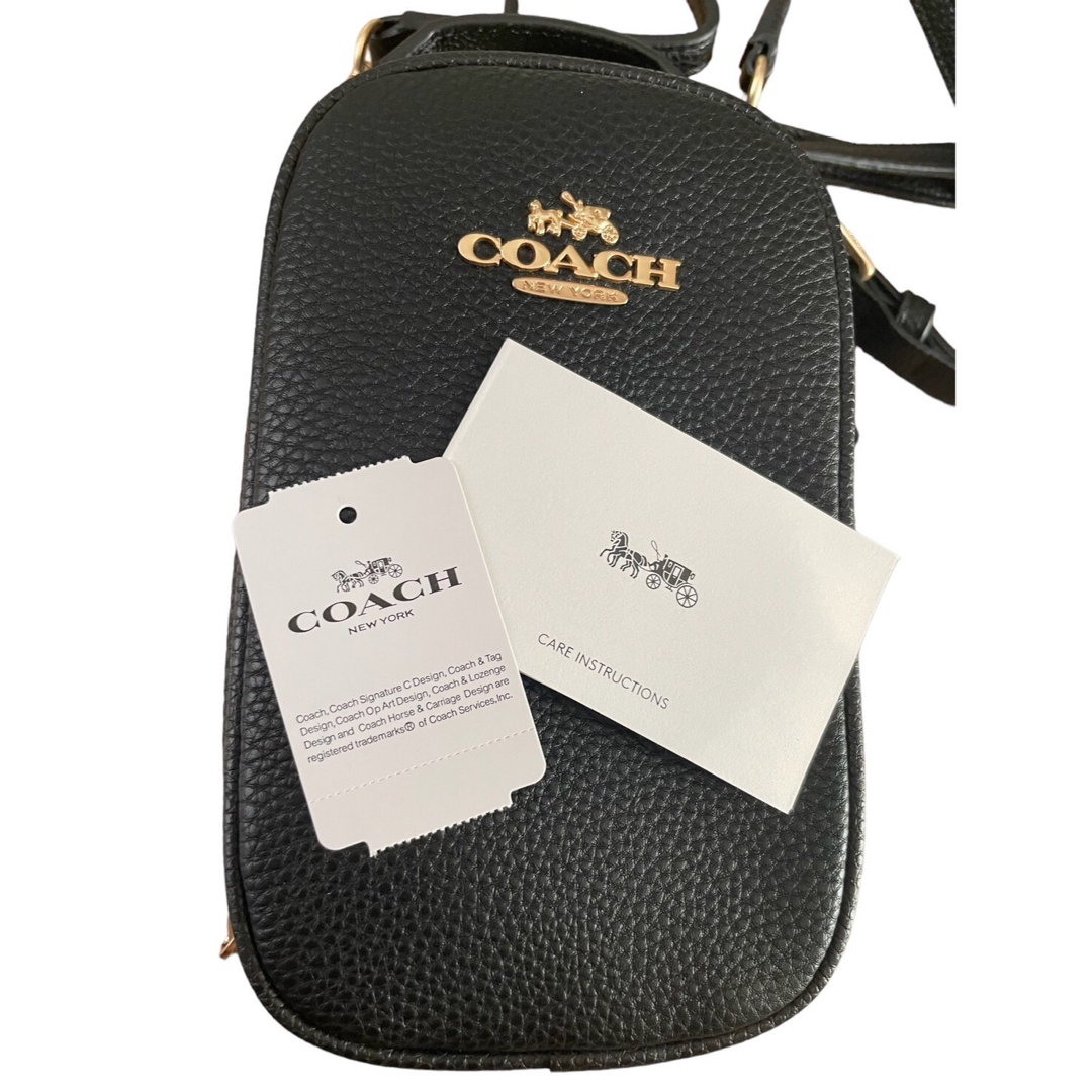 COACH  コーチ　ショルダー　ミニ　スマホ　シグネチャー　未使用品