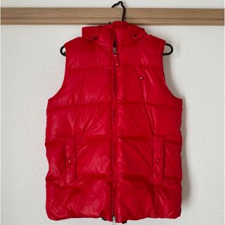 TOMMY HILFIGER - 【即日発送】TommyHilfiger ベスト ダウン メンズ 赤