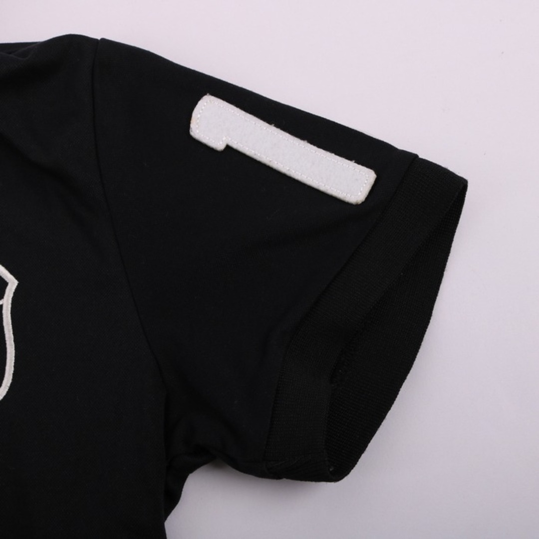 FILA(フィラ)のフィラ 半袖ポロシャツ 18 エンブレム ゴルフウエア レディース Mサイズ ブラック FILA レディースのトップス(ポロシャツ)の商品写真