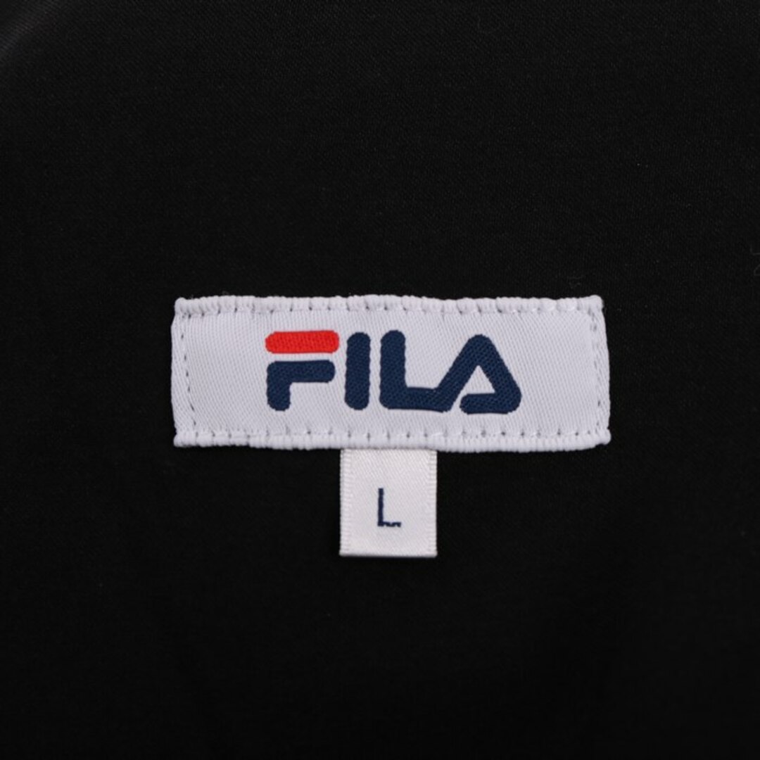 FILA(フィラ)のフィラ クロップドパンツ ハーフパンツ 無地 ゴルフウエア レディース Lサイズ ブラック FILA レディースのパンツ(クロップドパンツ)の商品写真