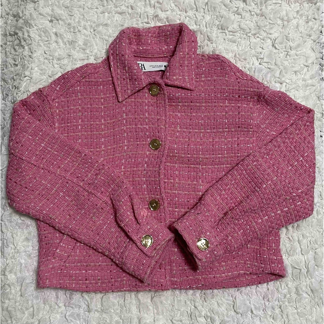 ZARA - 《週末限定セール‼︎》ZARA ザラ ピンクジャケット XS ZARA - 《週末限定セール‼︎》ZARA ザラ ピンクジャケット XS