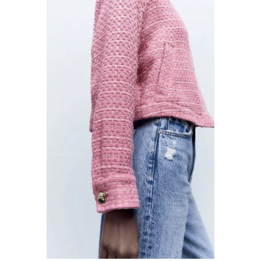 ZARA - 《週末限定セール‼︎》ZARA ザラ ピンクジャケット XS ZARA - 《週末限定セール‼︎》ZARA ザラ ピンクジャケット XS