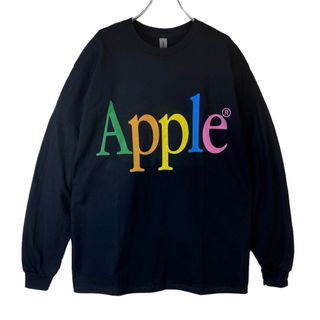 2XL 長袖 黒ロンティーロンTロングスリーブアップルトラビスTシャツAPPLE(Tシャツ/カットソー(七分/長袖))