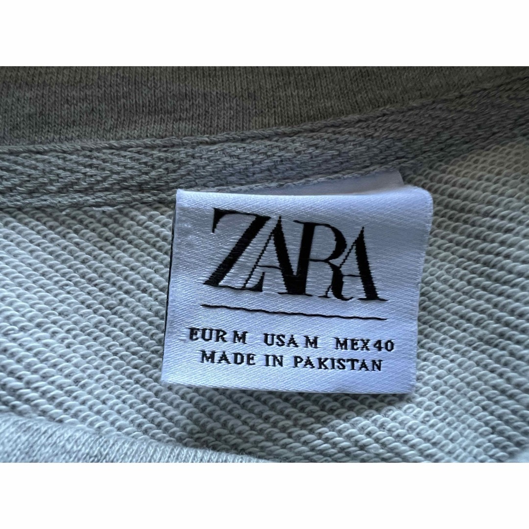 ZARA(ザラ)の①ZARA メンズ　スウェットM一度着用　薄手フードなし　 メンズのトップス(スウェット)の商品写真