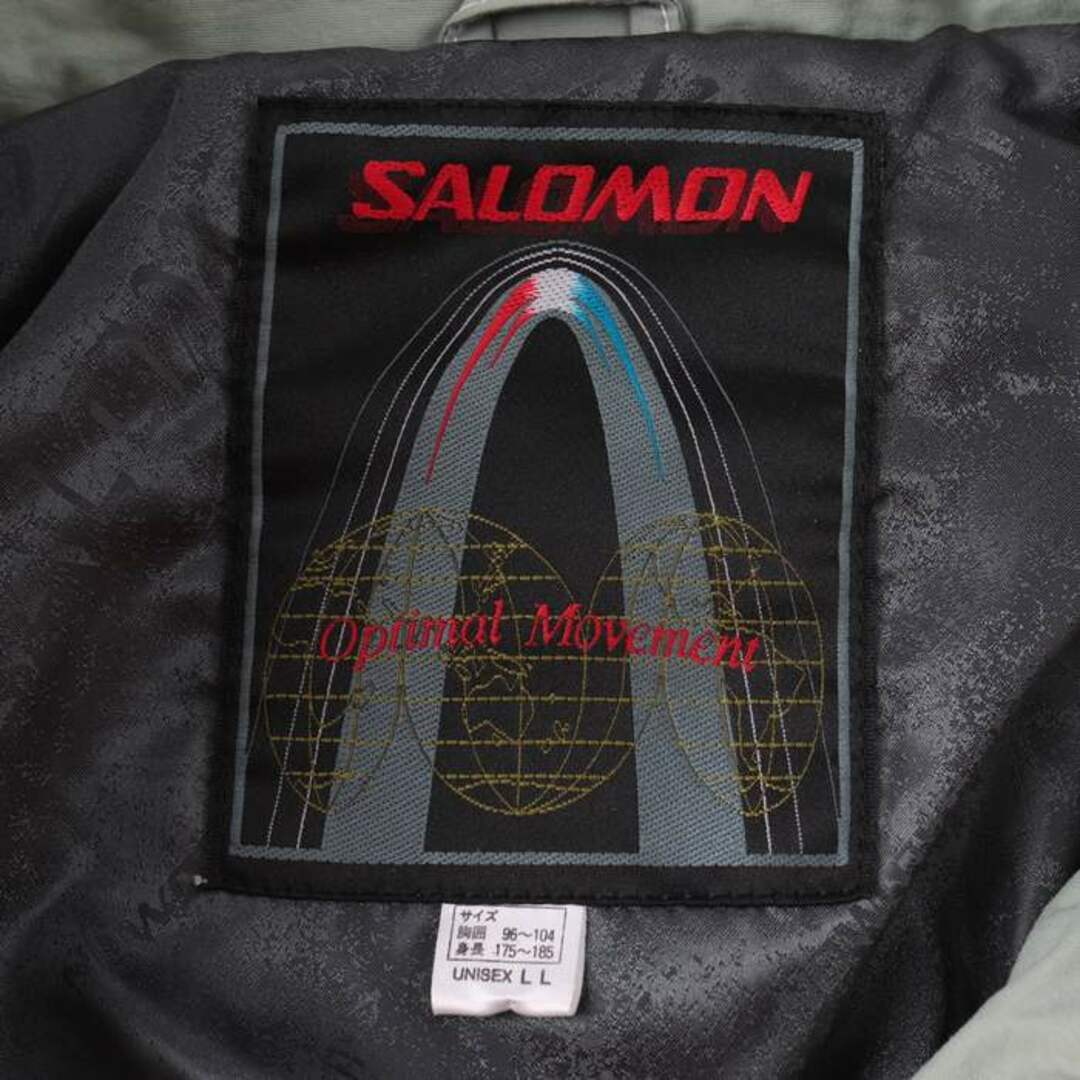 サロモン スキーウエア スノーボードウエア 上下セット レディース 日本製 メンズ LLサイズ オレンジ SALOMON メンズのスーツ(セットアップ)の商品写真