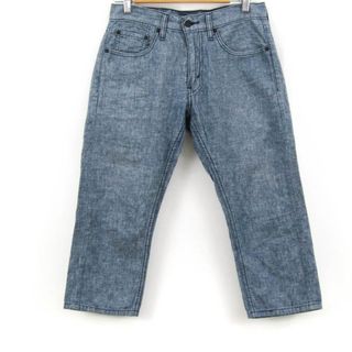 リーバイス(Levi's)のリーバイス ロングパンツ 505 リネン混 無地 ボトムス メンズ W28サイズ ブルー Levi's(その他)