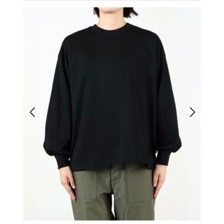 ハイク(HYKE)のHYKE ハイク ロングスリーブTシャツ ブラック　ボリュームスリーブ(カットソー(長袖/七分))