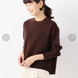 スピックアンドスパン(Spick & Span)の新品未使用✨　ウール混　Spick&Span ミラノリブプルオーバー　ニット(ニット/セーター)