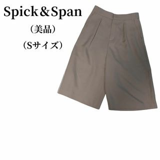 spic and span ウールハイウエステーパードパンツ36 黒　総ゴム