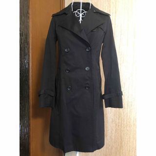 ジルスチュアートニューヨーク(JILLSTUART NEWYORK)の【USED】ジルスチュアートニューヨーク　トレンチ　黒　S(トレンチコート)