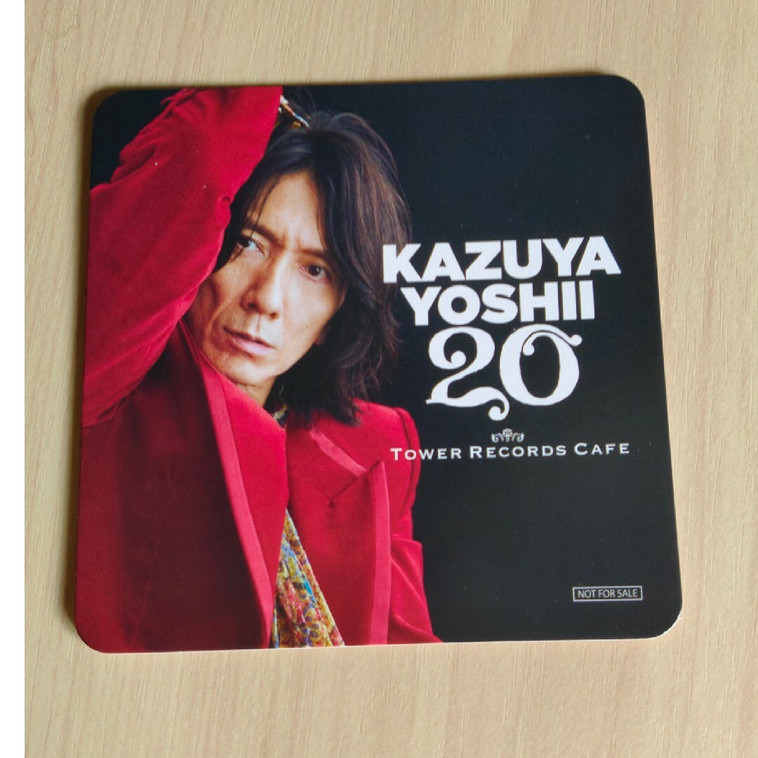 吉井和哉 タワレコカフェ ノベルティ コースター エンタメ/ホビーのタレントグッズ(ミュージシャン)の商品写真