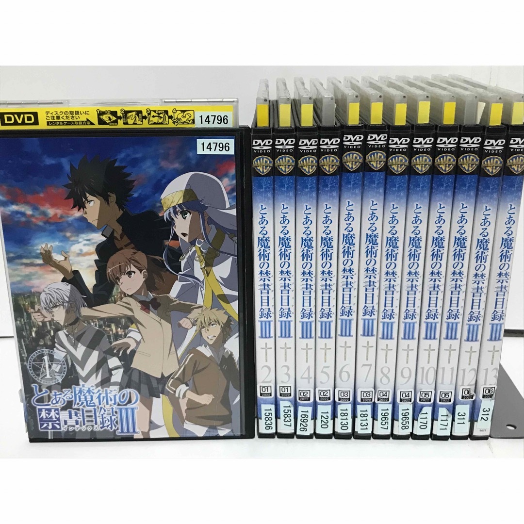 とある魔術の禁書目録 1期〜3期/超電磁砲/一方通行 』DVD 全45巻セット