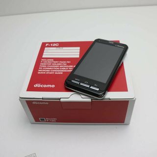 フジツウ(富士通)の新品 F-12C ブラック 白ロムM333(スマートフォン本体)