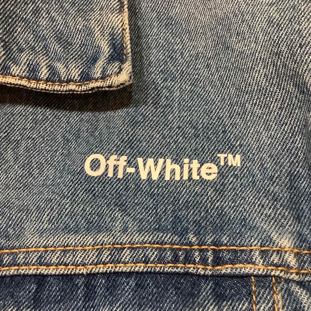23SS オフホワイト off-white オーバーサイズ デニムジャケット