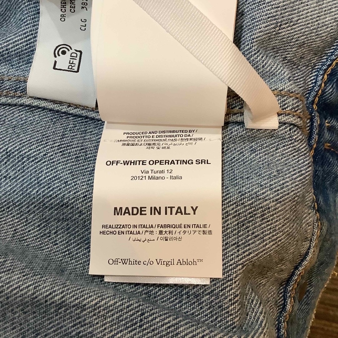 23SS オフホワイト off-white オーバーサイズ デニムジャケット