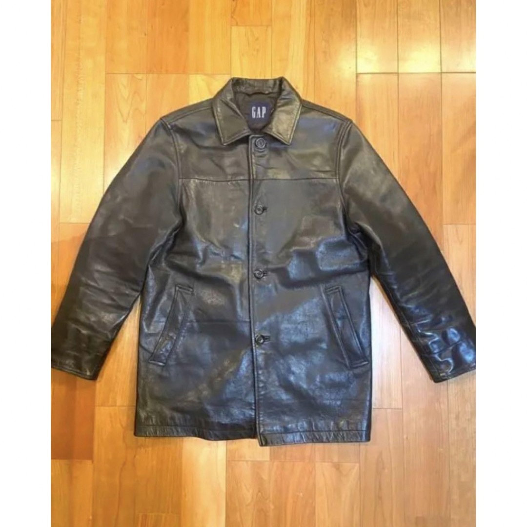 VINTAGE Old Gap 90s Leather coat