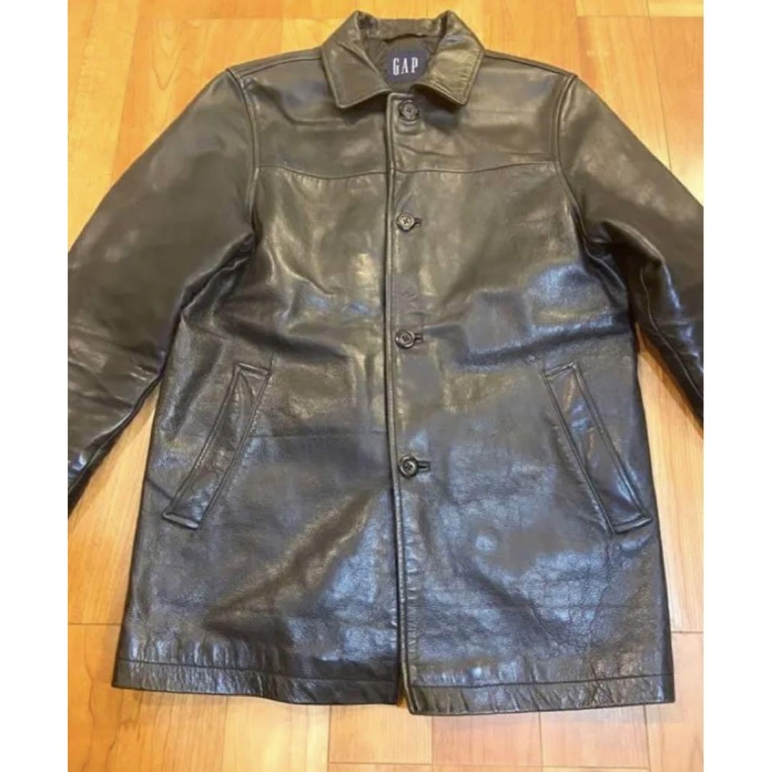 VINTAGE Old Gap 90s Leather coat