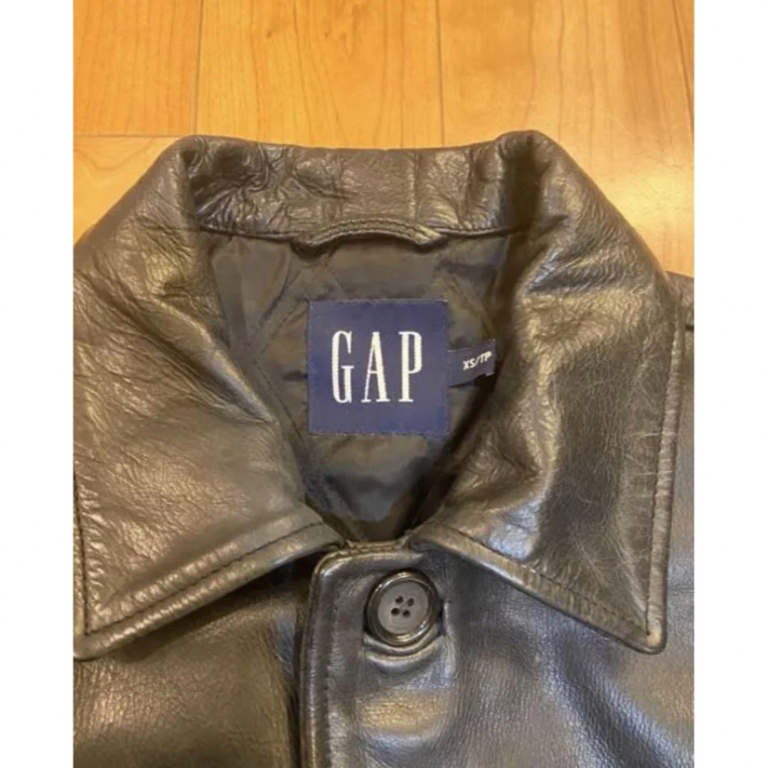 VINTAGE Old Gap 90s Leather coat