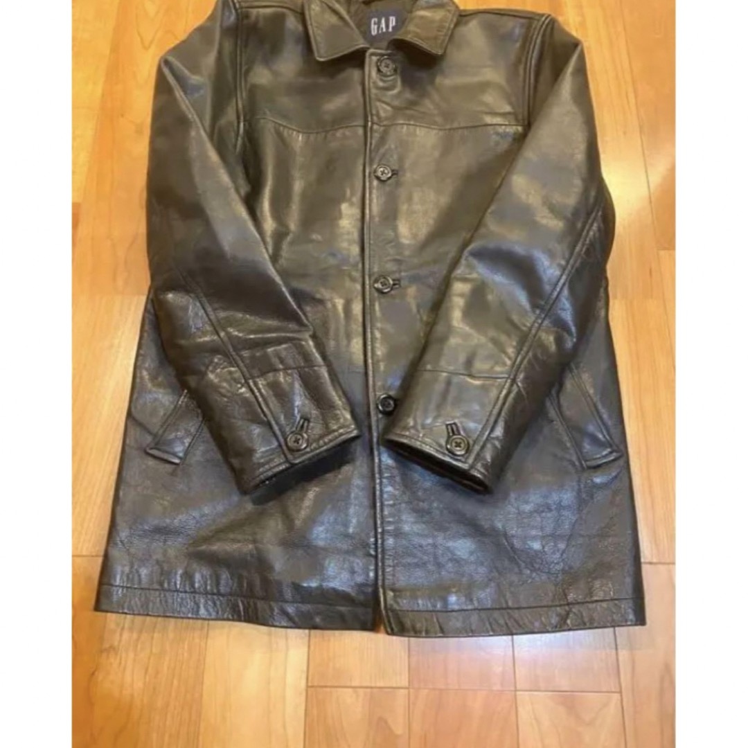 VINTAGE Old Gap 90s Leather coat