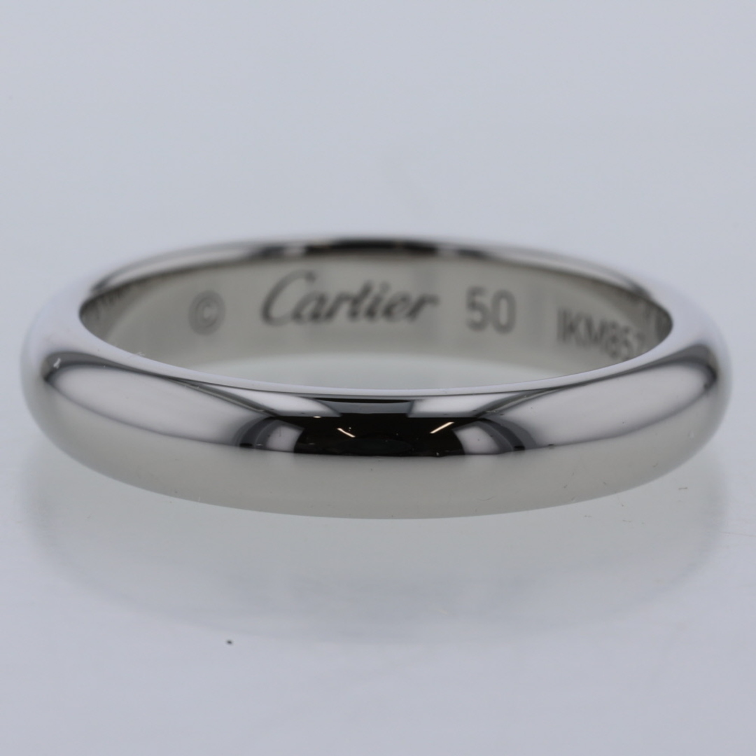 Cartier(カルティエ)のカルティエ リング 指輪 1895 ウェディング 幅約3.5mm B4036700 プラチナPT950 10号 レディース CARTIER 【中古】 K30929698 レディースのアクセサリー(リング(指輪))の商品写真