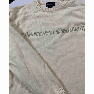 ネバザ★L★thisisneverthat ネバザ ボアフリースジャケット アイボリー