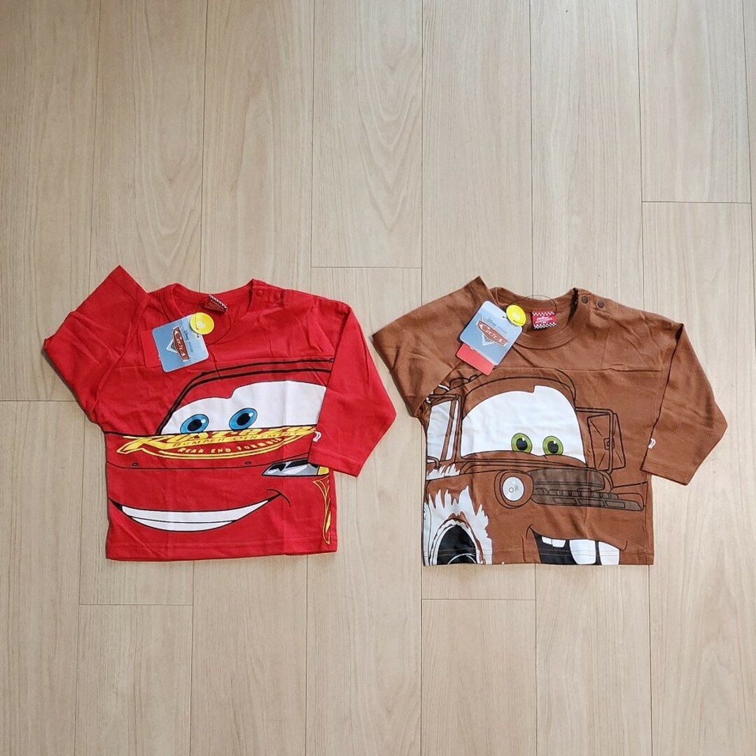 Disney(ディズニー)の新品 子供服 長袖 ディズニー カーズ マックウィーン、メーター 90 キッズ/ベビー/マタニティのキッズ服男の子用(90cm~)(Tシャツ/カットソー)の商品写真