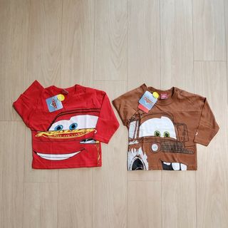 ディズニー(Disney)の新品 子供服 長袖 ディズニー カーズ マックウィーン、メーター 90(Tシャツ/カットソー)