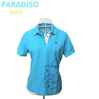 パラディーゾ(Paradiso)の✨PARADISO GOLF★レディース★半袖ポロシャツ★カットソー★sizeM(ポロシャツ)