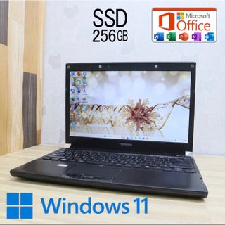 超軽　東芝　ノート秒速起動 高性能Core i3＋新品メモリ4GB(ノートPC)