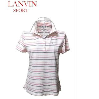 ランバン(LANVIN)の✨LANVIN  SPORT★レディース★ポロシャツ★カットソー★size40(ポロシャツ)