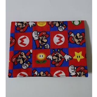 移動ポケット　蓋あり　マリオ　赤(外出用品)