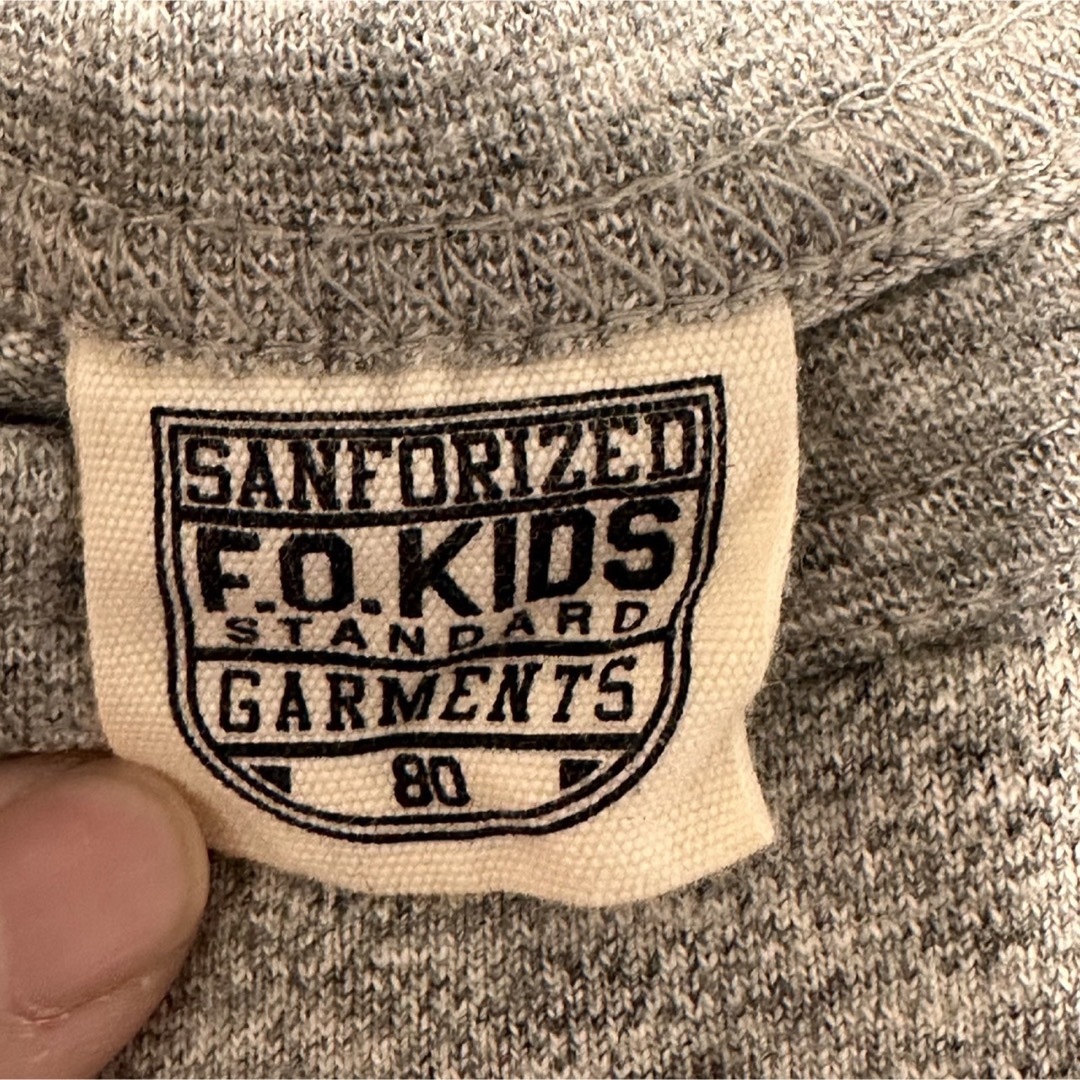 F.O.KIDS(エフオーキッズ)のエフオーキッズ　ロングTシャツ キッズ/ベビー/マタニティのベビー服(~85cm)(Ｔシャツ)の商品写真