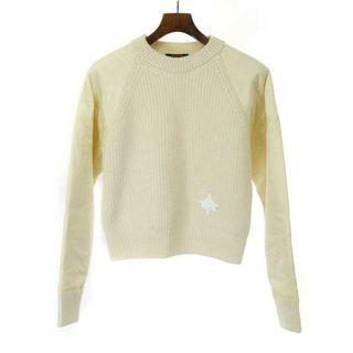 LOUIS VUITTON ルイヴィトン 12SS シルク混ジップアップニット ネイビー RM121M