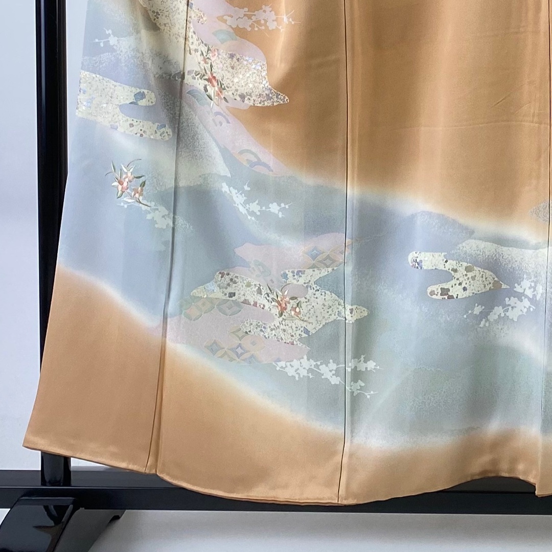 訪問着 身丈156cm 裄丈63cm 正絹 秀品 【中古】