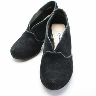 Clarks - Clarks クラークス 本革ヌバックブーティパンプス UK3.5 C25