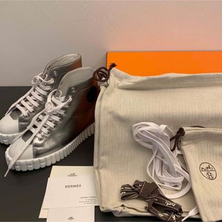 エルメス(Hermes)のエルメス スニーカー クライム 36.5 hermes  ハイカット レディース(スニーカー)