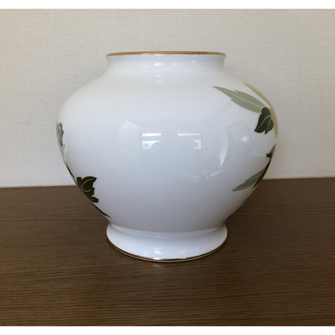 大倉陶園 花瓶 瑠璃 金蝕 カトレア 特大 34cm 大倉陶園 花瓶 瑠璃 金蝕 カトレア 特大 34cm