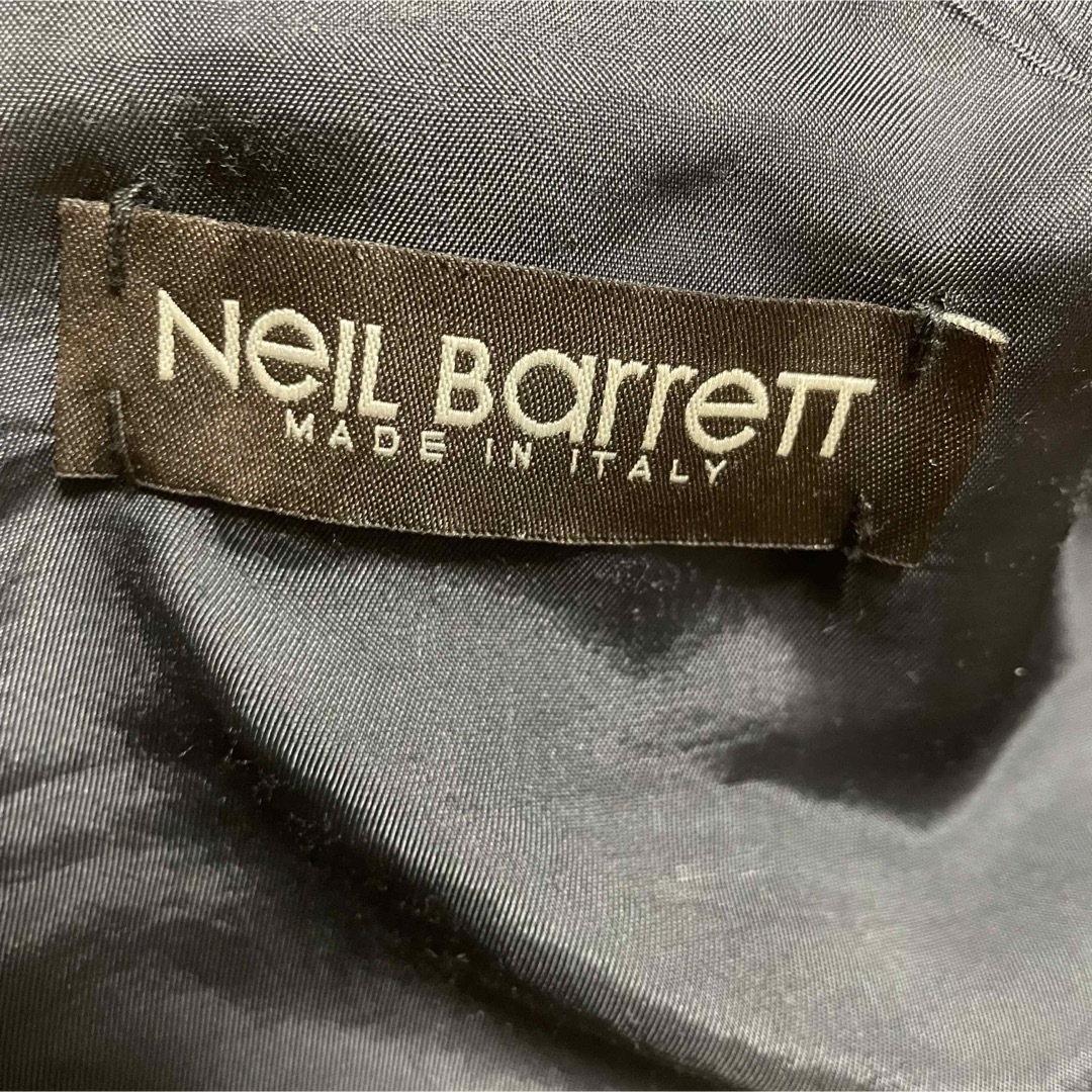 NEIL BARRETT(ニールバレット)のNeIL BarreTT ボンバージャケット　MA-1 シープスキン　ステッチ メンズのジャケット/アウター(レザージャケット)の商品写真