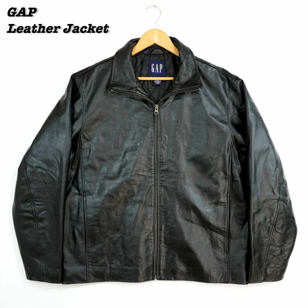 GAP(ギャップ)のGAP Leather Jacket L 304099 メンズのジャケット/アウター(レザージャケット)の商品写真