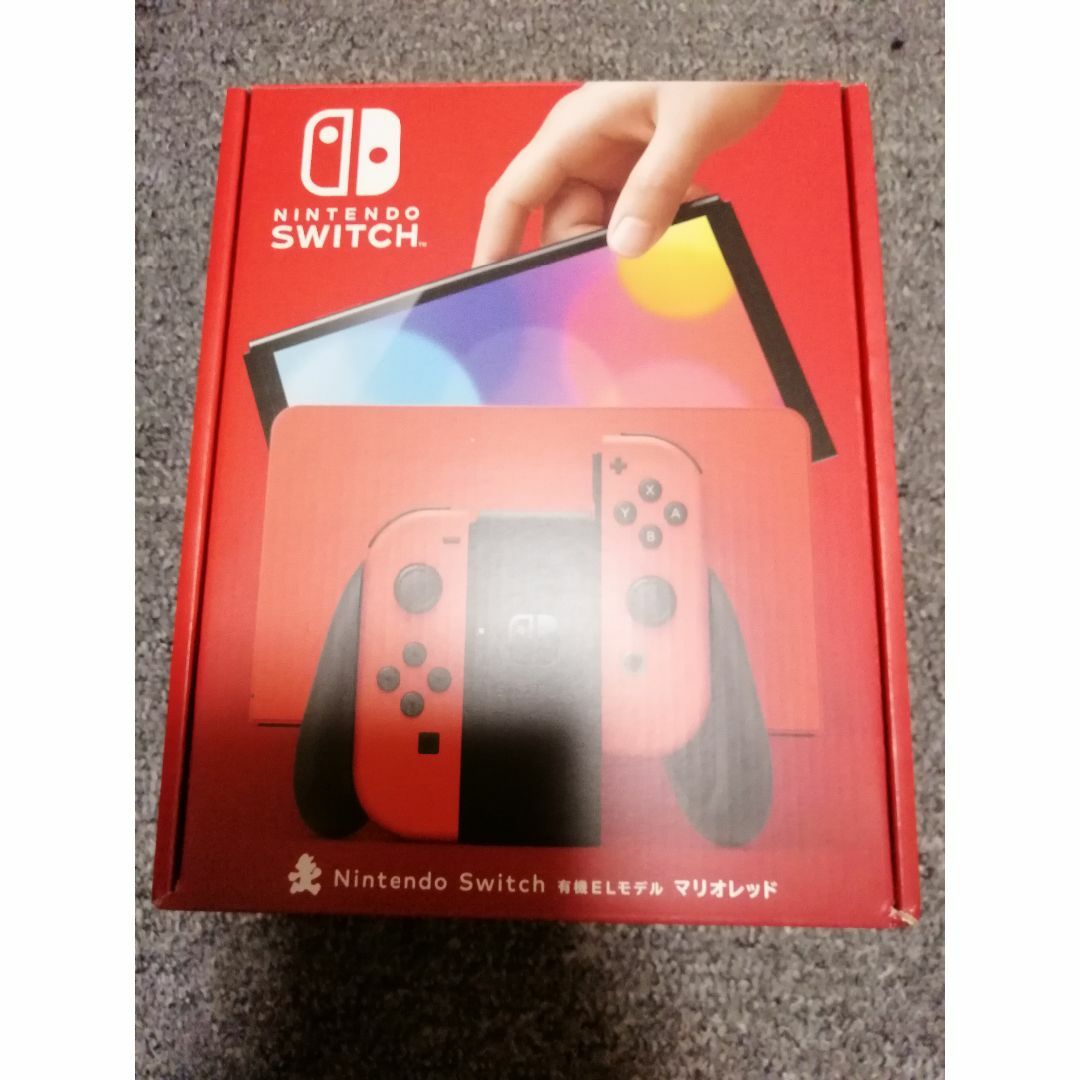 Nintendo Switch（有機ELモデル） マリオレッド ほぼ未使用 の+