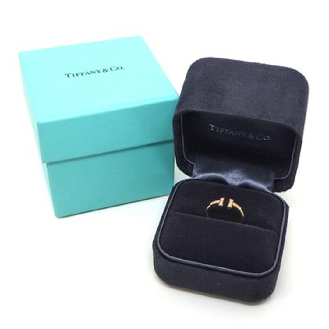 Tiffany & Co.(ティファニー)のティファニー Tiffany & Co. リング Tワイヤー 60147315 ダイヤモンド 計0.13ct K18PG 10号 【中古】 レディースのアクセサリー(リング(指輪))の商品写真