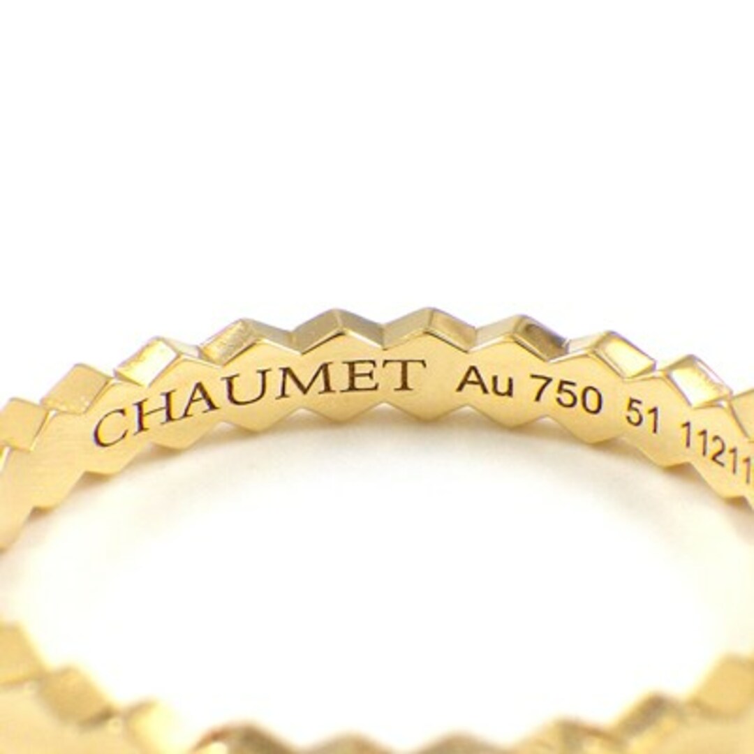 CHAUMET(ショーメ)のショーメ Chaumet リング ビー マイ ラブ ハニカム 081885 蜂 ミツバチ 蜂の巣 K18YG 10.5号 / #51 【中古】 レディースのアクセサリー(リング(指輪))の商品写真