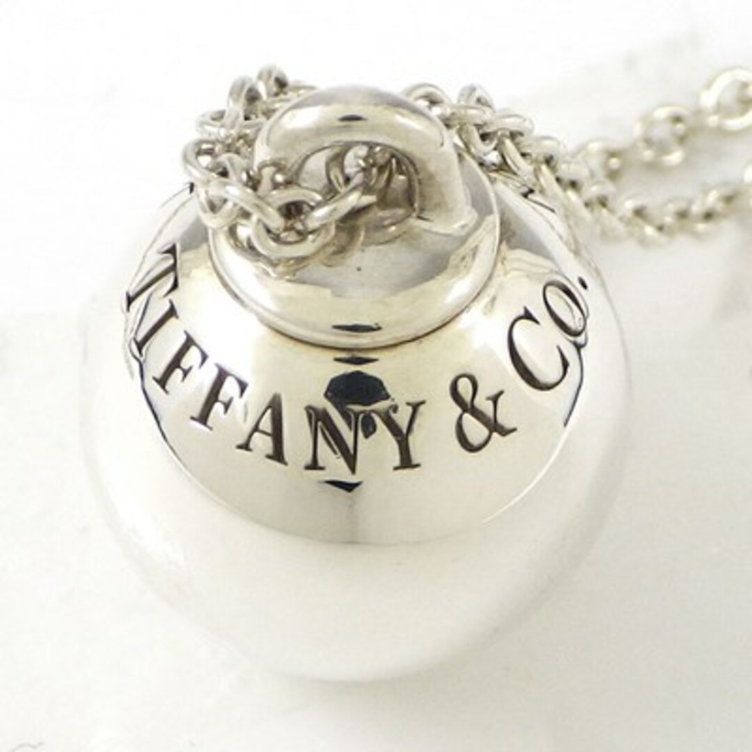 ティファニー Tiffany & Co. ネックレス ハードウェア ボール ラージ 12.5mm幅 ニューヨーク ロゴ K18YG