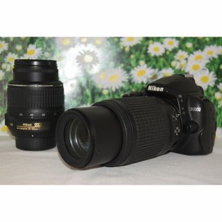 ニコン(Nikon)のNikon ニコン D3000❤一眼レフ❤ダブルレンズ❤初心者におすすめ❤(デジタル一眼)