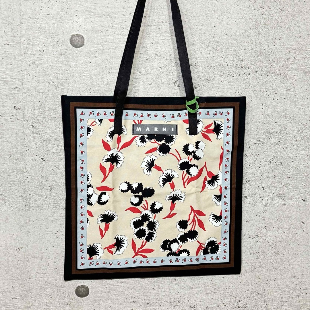 Marni - 新品 MARNI マルニフラワーカフェ バンダナトートバッグ ...