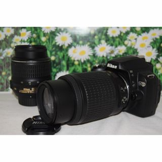 ニコン(Nikon)の❤初心者向け美品セット❤Nikon ニコン D60 一眼レフカメラ ダブルレンズ(デジタル一眼)