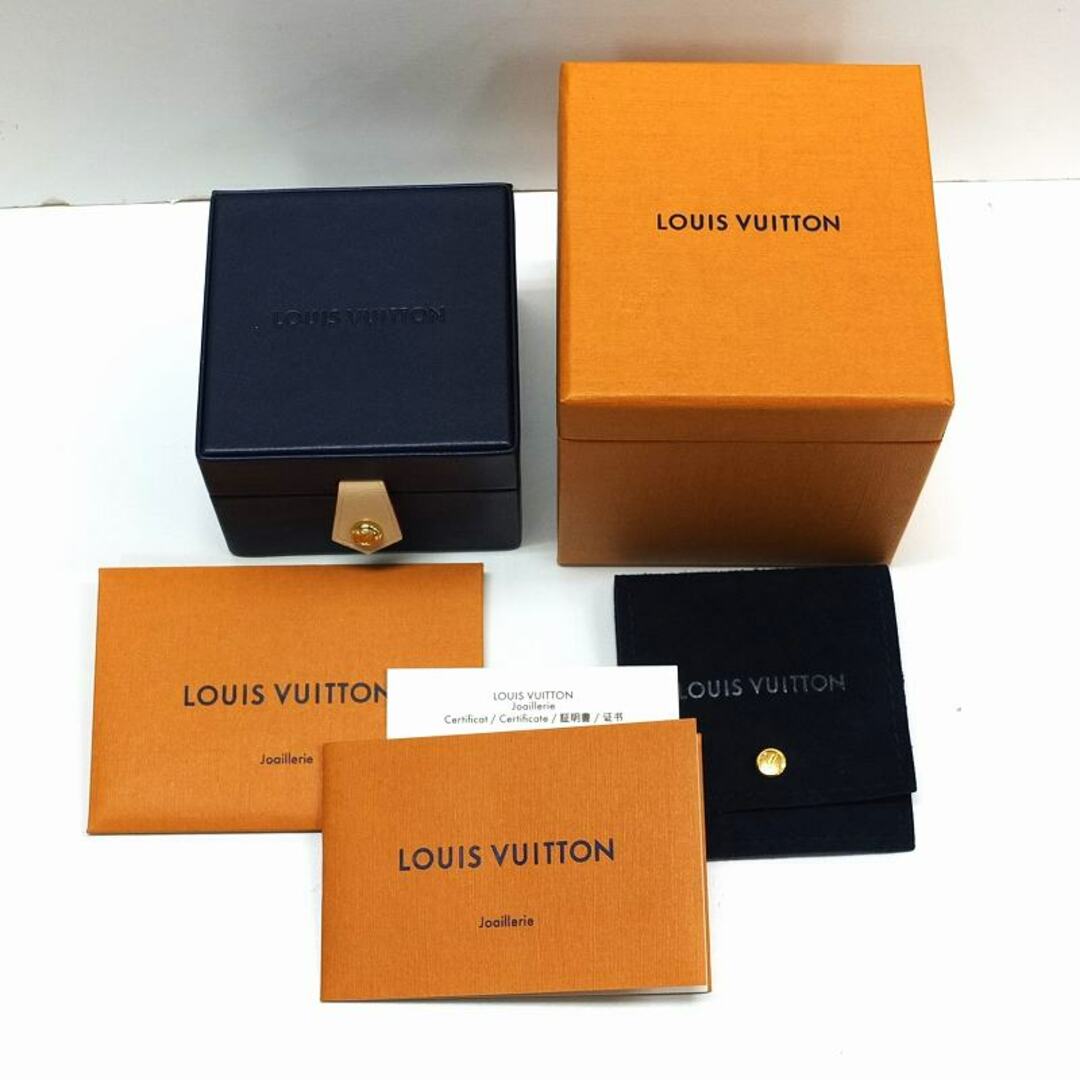 LOUIS VUITTON(ルイヴィトン)のLOUIS VUITTON ルイヴィトン バーグB ブロッサム リング 750 ピンクオパール ダイヤモンド Q9M001 ピンク ゴールド #50 50サイズ モノグラム ボール 指輪【中古】JA-17922 レディースのアクセサリー(リング(指輪))の商品写真