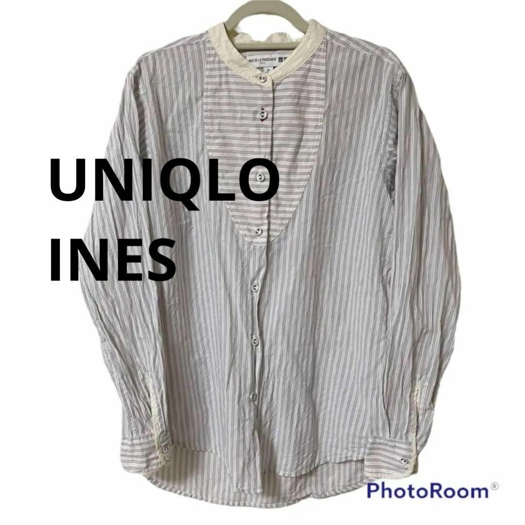 UNIQLO(ユニクロ)の692【M】INES DE LA FRESSANGE ユニクロ シャツ 長袖 レディースのトップス(カットソー(長袖/七分))の商品写真