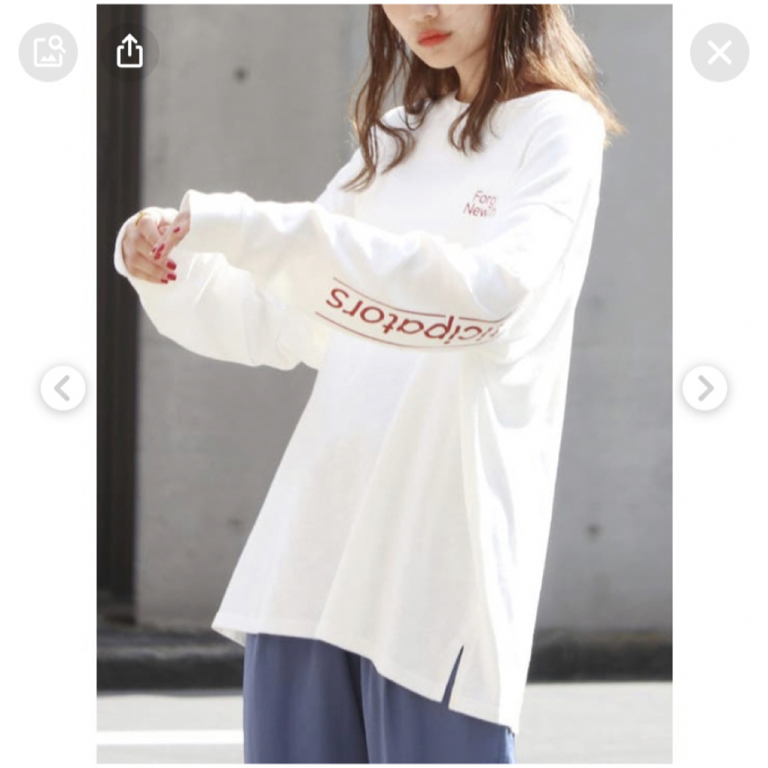 Ungrid(アングリッド)のungrid ロンT トップス カットソー　長袖 レディースのトップス(Tシャツ(長袖/七分))の商品写真